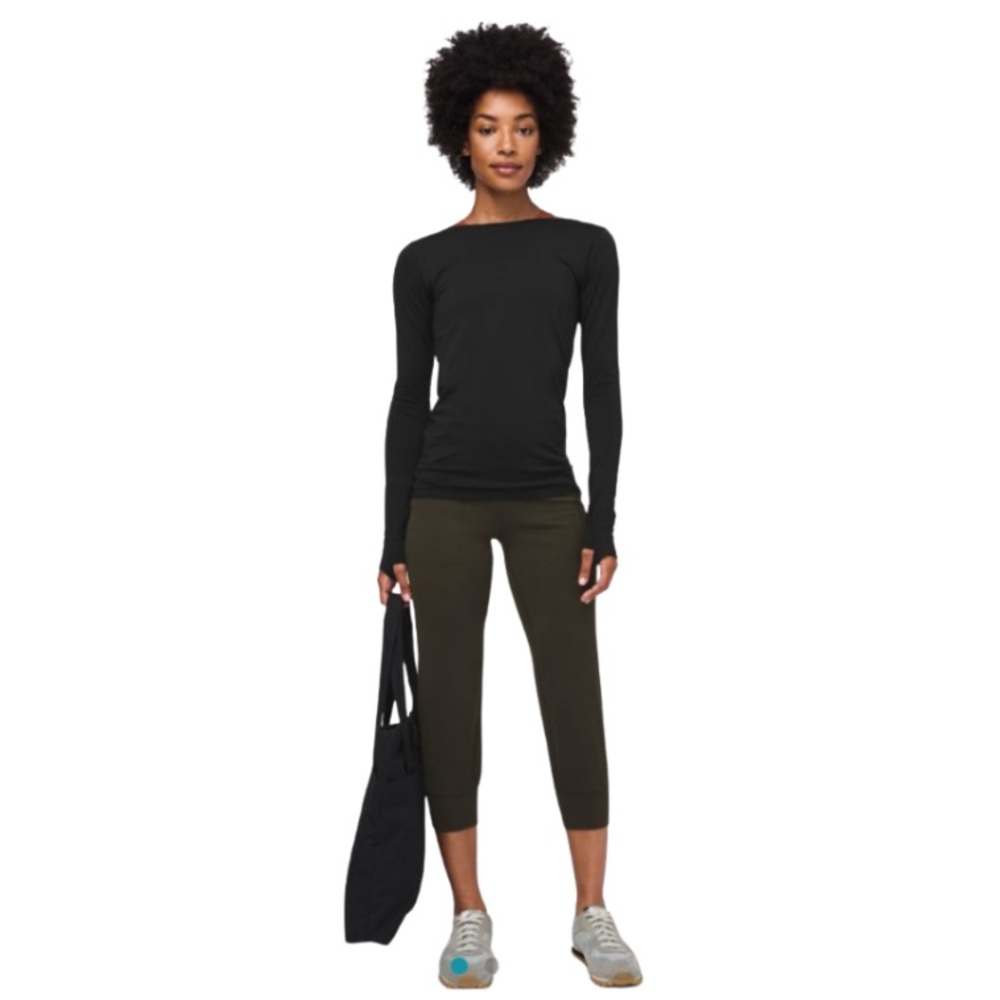 lululemon Align™ Jogger Crop Dark Olive Size 0